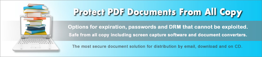 לשמור על מסמכי PDF מכל סוגי העתקה